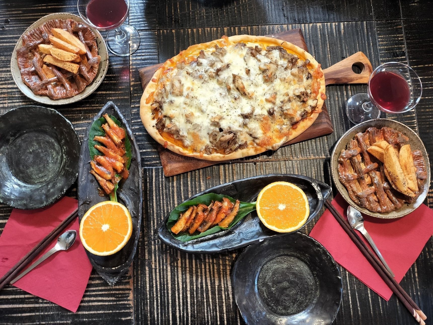 【揚げ物皿としての使用例】