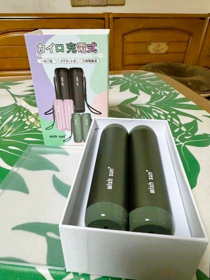 両手を温めて、頑張れ受験生！