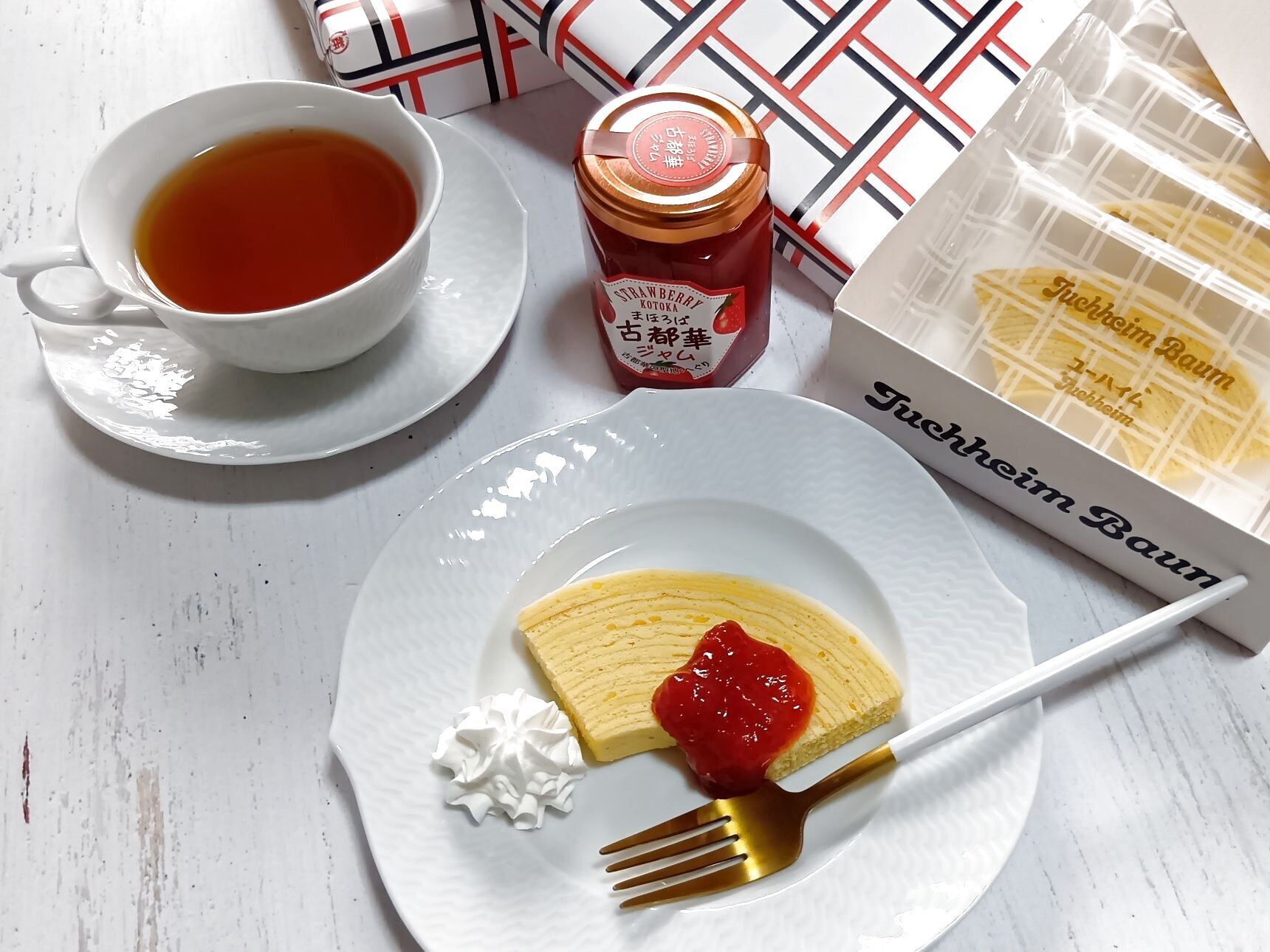 大切な人に贈りたい/0の無添加ユーハイムのバウムクーヘンが、ついにわが家に届きました～！