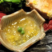 あん肝のつけダレ！即席ポン酢！ピリッと辛い粒山椒と合わせても美味〜！