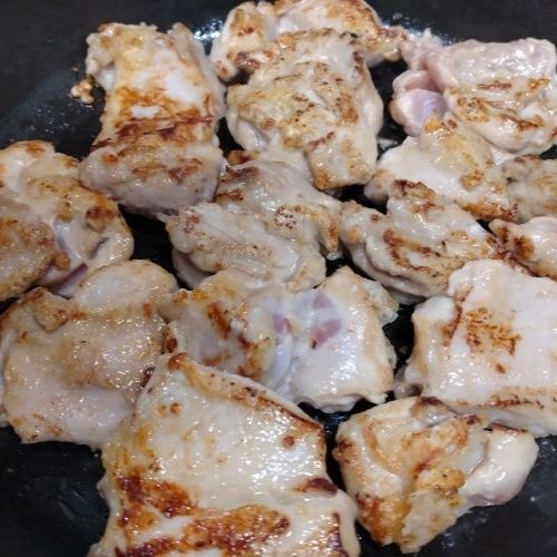 鶏もも肉の揚げ焼き