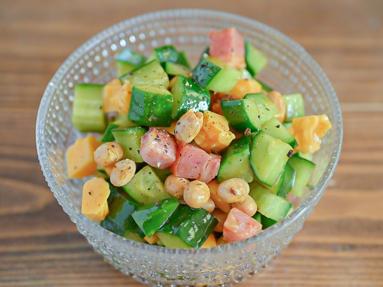 おかわりしたくなるおいしさ！煎り大豆のサラダ