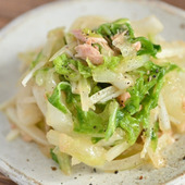 火を使わない！簡単白菜とツナのサラダ