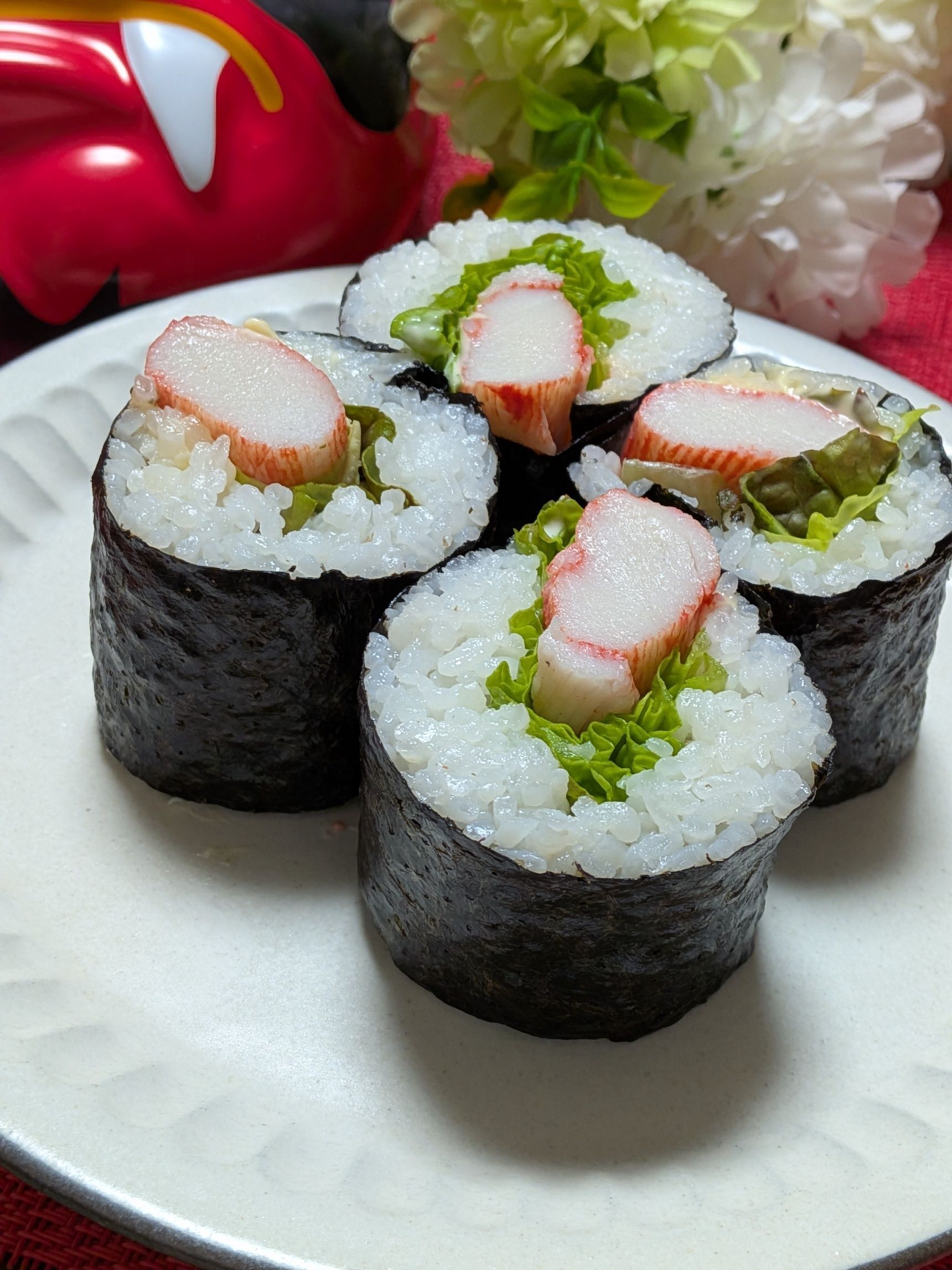 ＊食べやすいように四等分に切ってみました。