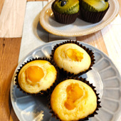 【おうちおやつ】しっとりふわふわ「きんとんマフィン」