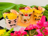 華やかに！カップ鬼ちらし寿司