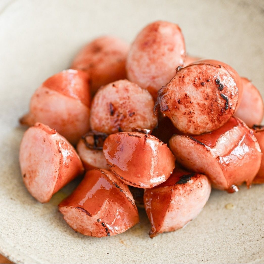 材料3つで作れる！ピリ辛ソーセージ