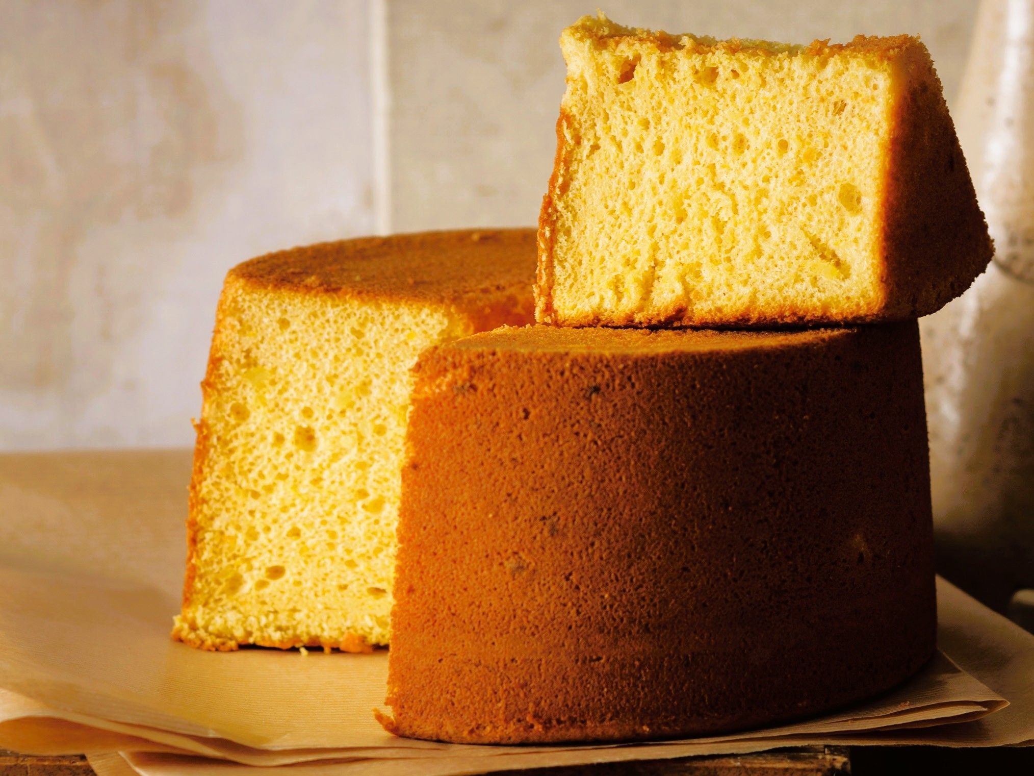 シフォン型で焼くと美味しい！「スイートポテトシフォンケーキ」の作り方。やさしい甘さで常備おやつにピッタリです！