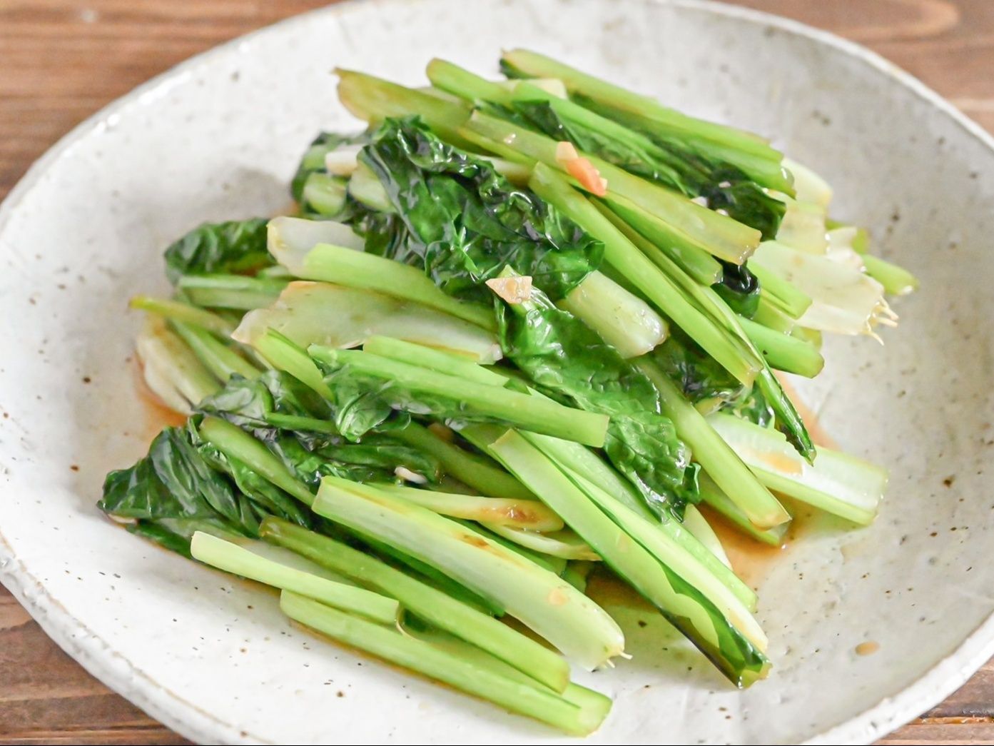 メイン食材小松菜だけ！小松菜オイスターソース炒め