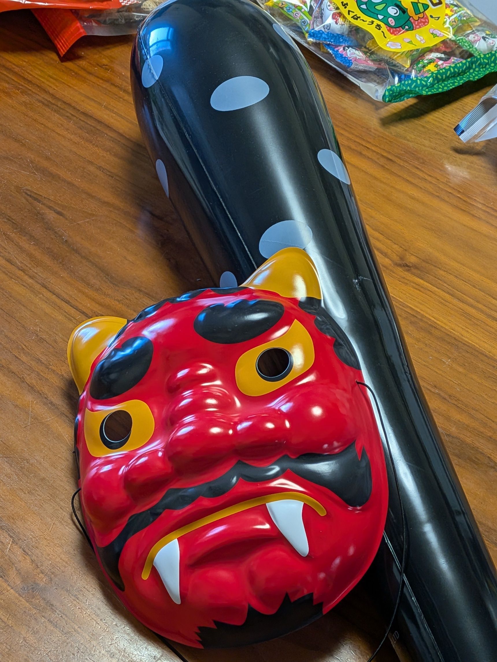 4．鬼の準備をする。