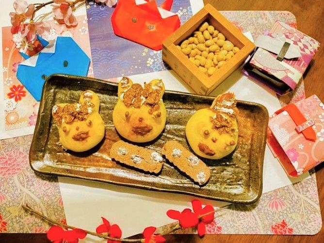 鬼パンで節分を楽しむ