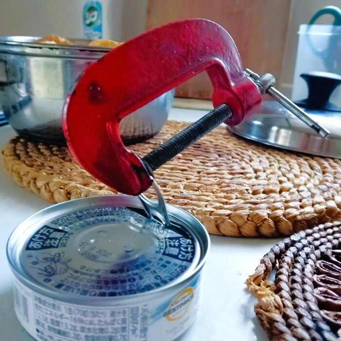 缶詰を開ける力が楽に