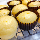 もっちもちでふんわり～「ちーず蒸しぱん」