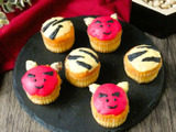 市販のお菓子で簡単！「鬼デコカップケーキ」