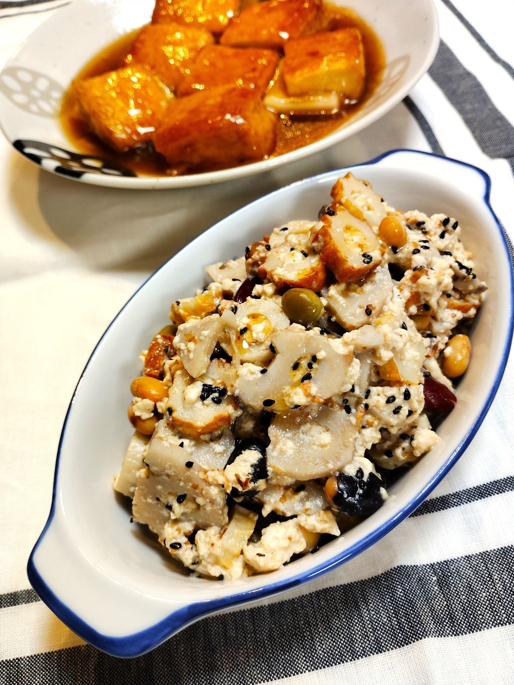 まめまめれんこんサラダ