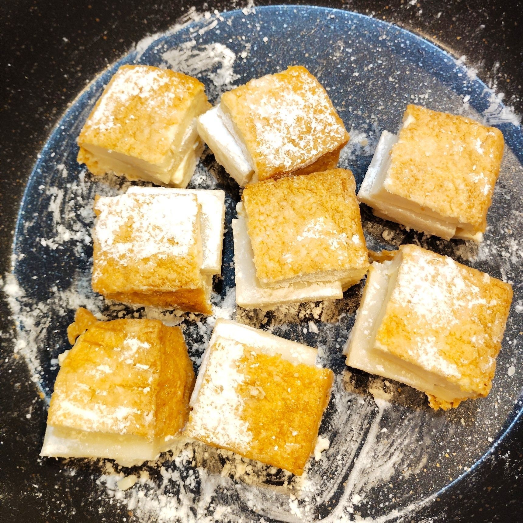 片栗粉をまぶす