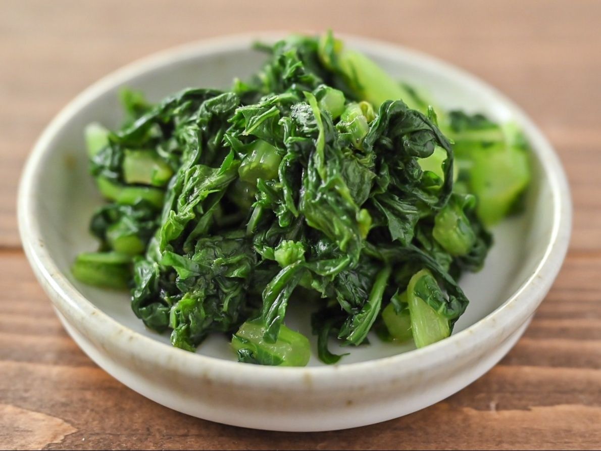 メイン食材のひとつ！大根の葉のめんつゆ和え