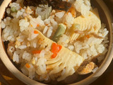 土鍋で炊いた〈釜めし〉がすごく美味しかった！