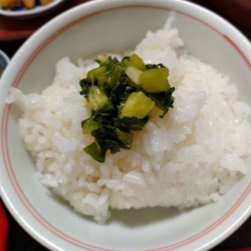 カブの葉のお漬物
