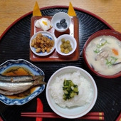 わが家の節分料理・イワシと豆