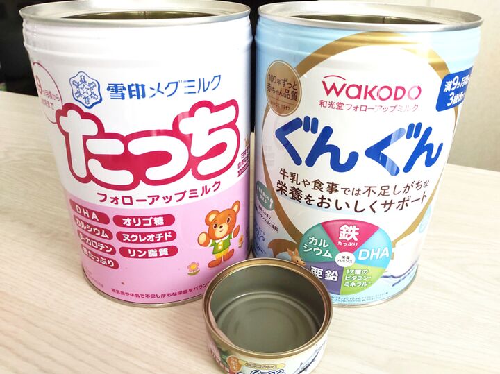 ミルク缶が家じゅうで使える♡つい放置しがちな〈空き缶〉を100均で生まれ変わらせてみた