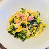 春菊たっぷり卵サラダ