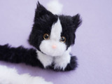 手芸動画／セリアのふわふわモール2本でできる猫の作り方