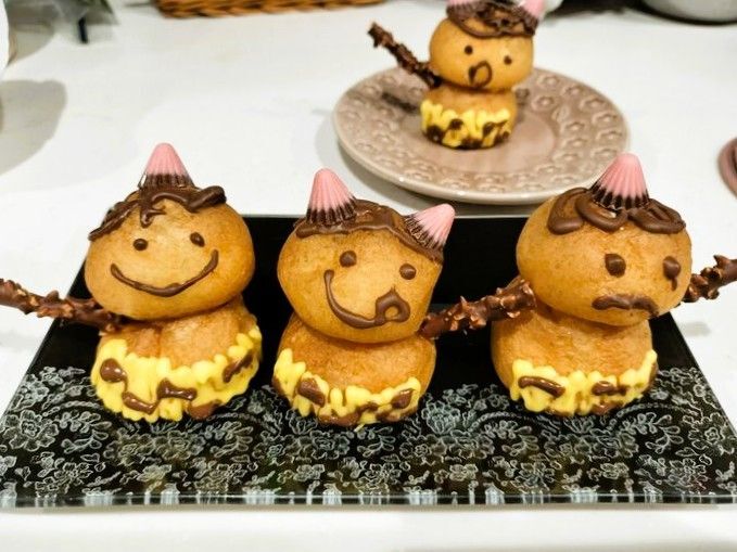 節分に！子どもが喜ぶシュークリーム鬼