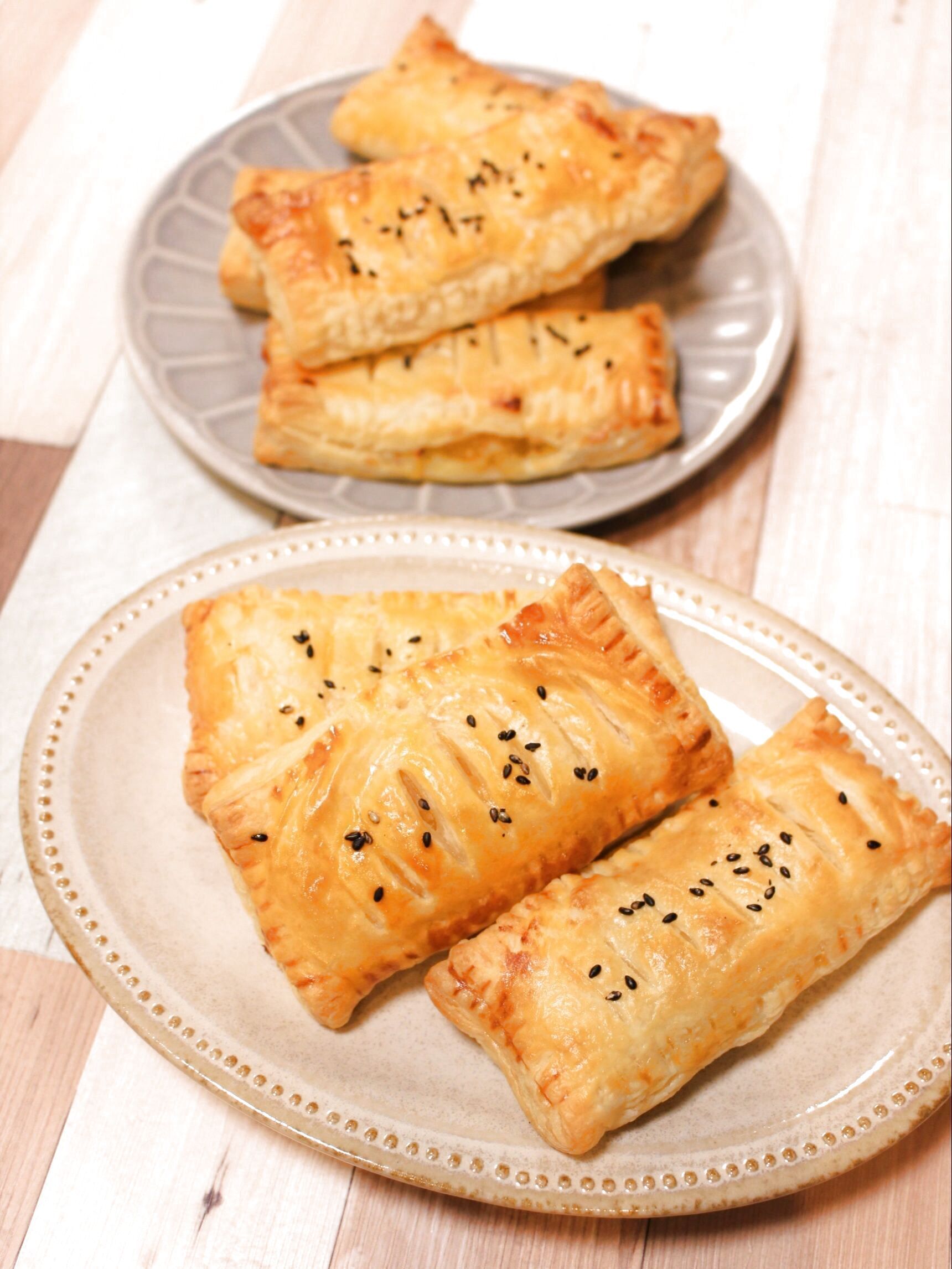 お正月のきんとんで(^^)/きんとんパイ