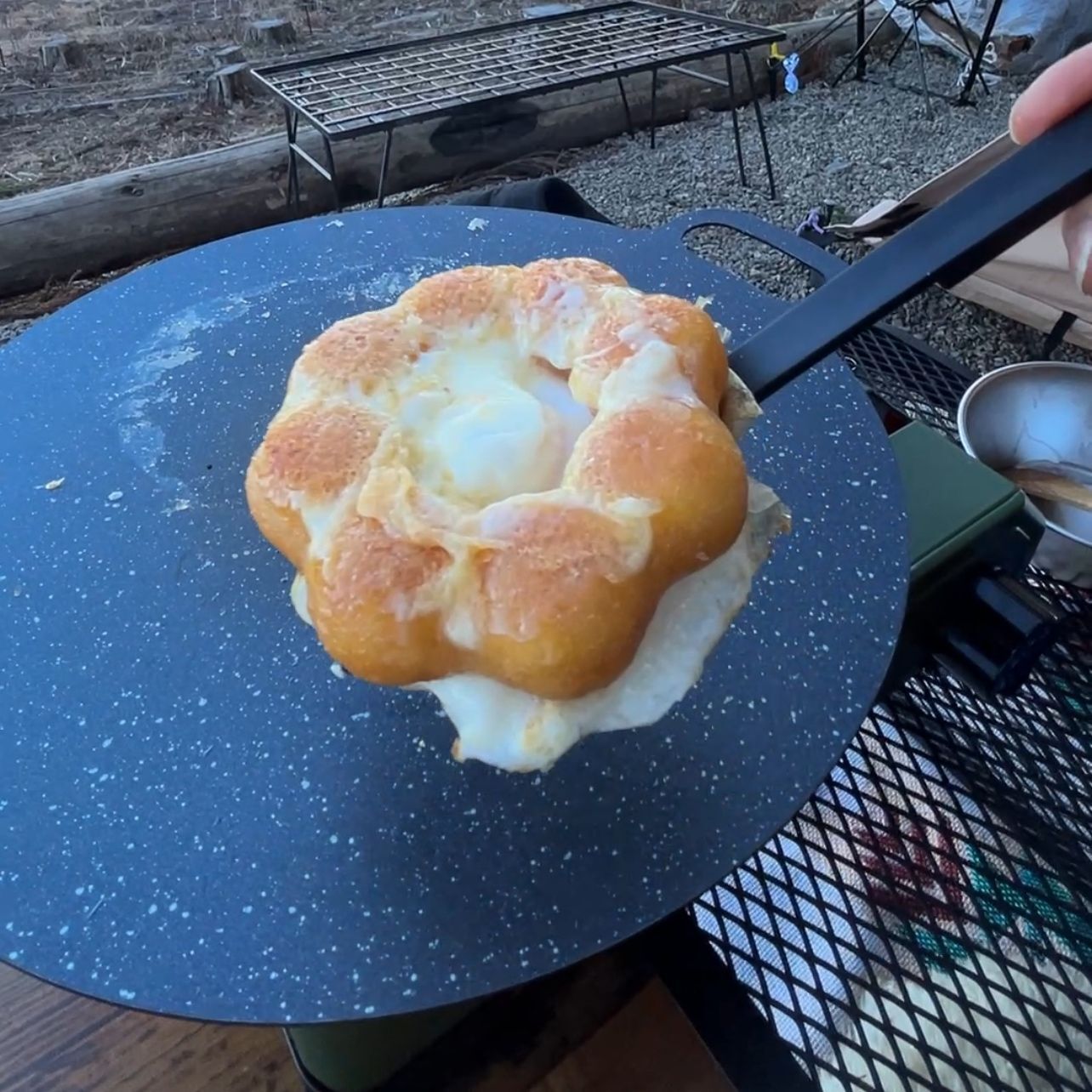 チーズが溶けたら完成