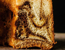 シフォン型で焼くと美味しい！模様が美しい「コーヒーマーブルシフォンケーキ」の作り方。インスタントコーヒーで手軽にできますよ♪