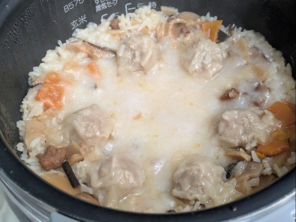 はい！炊けました