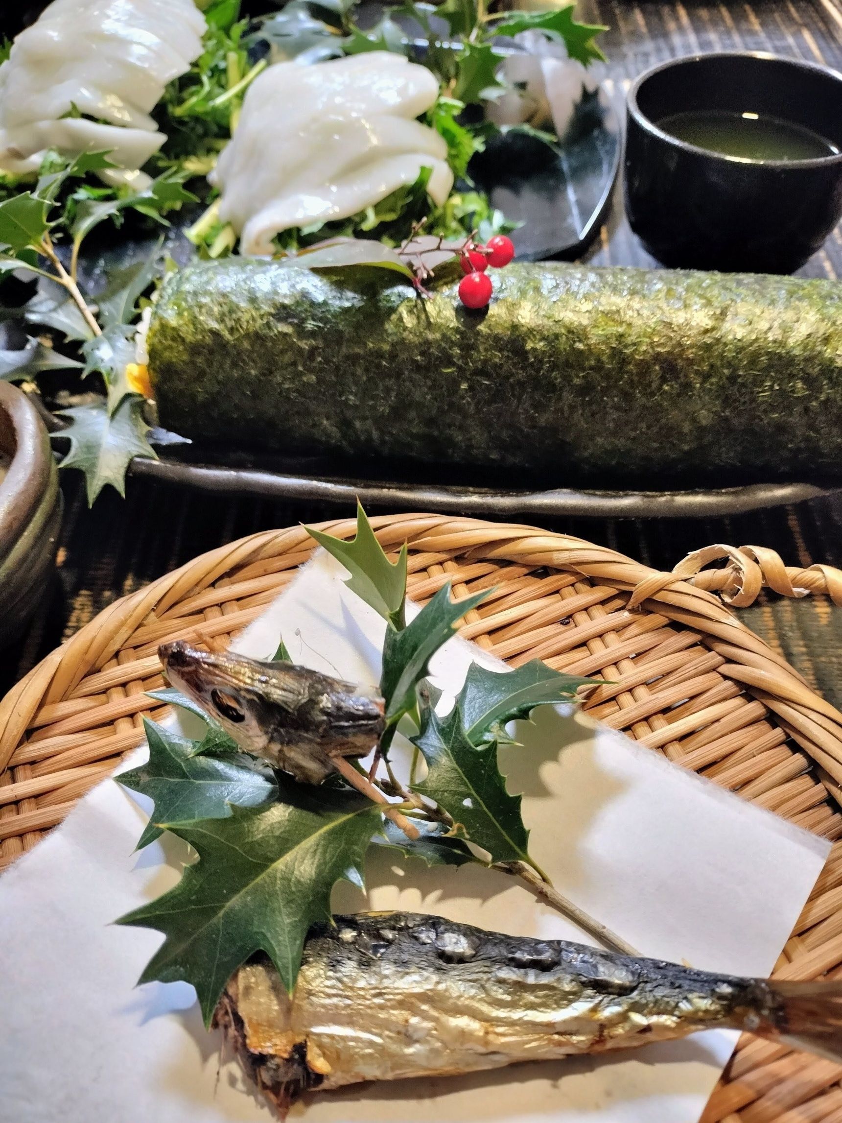 簡単！ひと手間！雲泥の差！？恵方巻きと目刺し！節分のテーブルコーディネート！