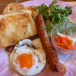 上高地あずさ珈琲でモーニング