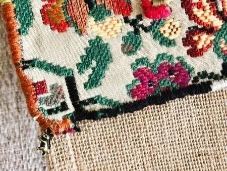 【無印良品】シンプルな『ジュートバッグ』がおしゃれに大変身♡留め縫いするだけ簡単リメイク