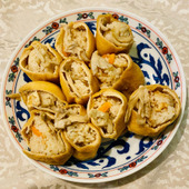 もち米高騰！こんな時は買わなくても、もち米代用の秘策はこれ！「舞茸おこわ稲荷仕立て」もちもち〜