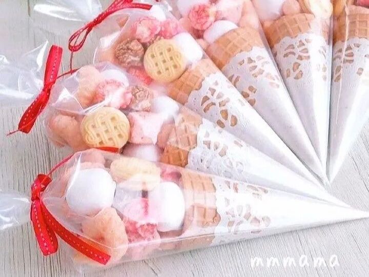まるでアイスみたい。可愛すぎるお菓子ラッピング!絶対マネしたくなりますよ♡