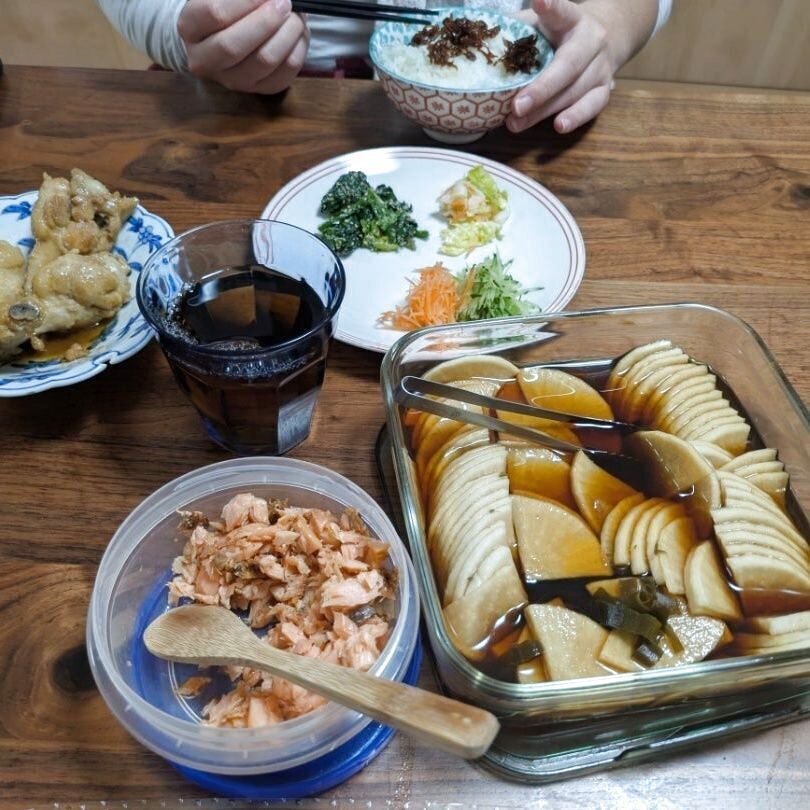 我が家の食卓には、いつも大根のパリパリ漬けが・・