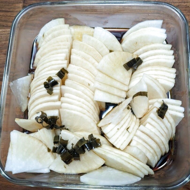 調味料入れてすぐは、こんな感じ。