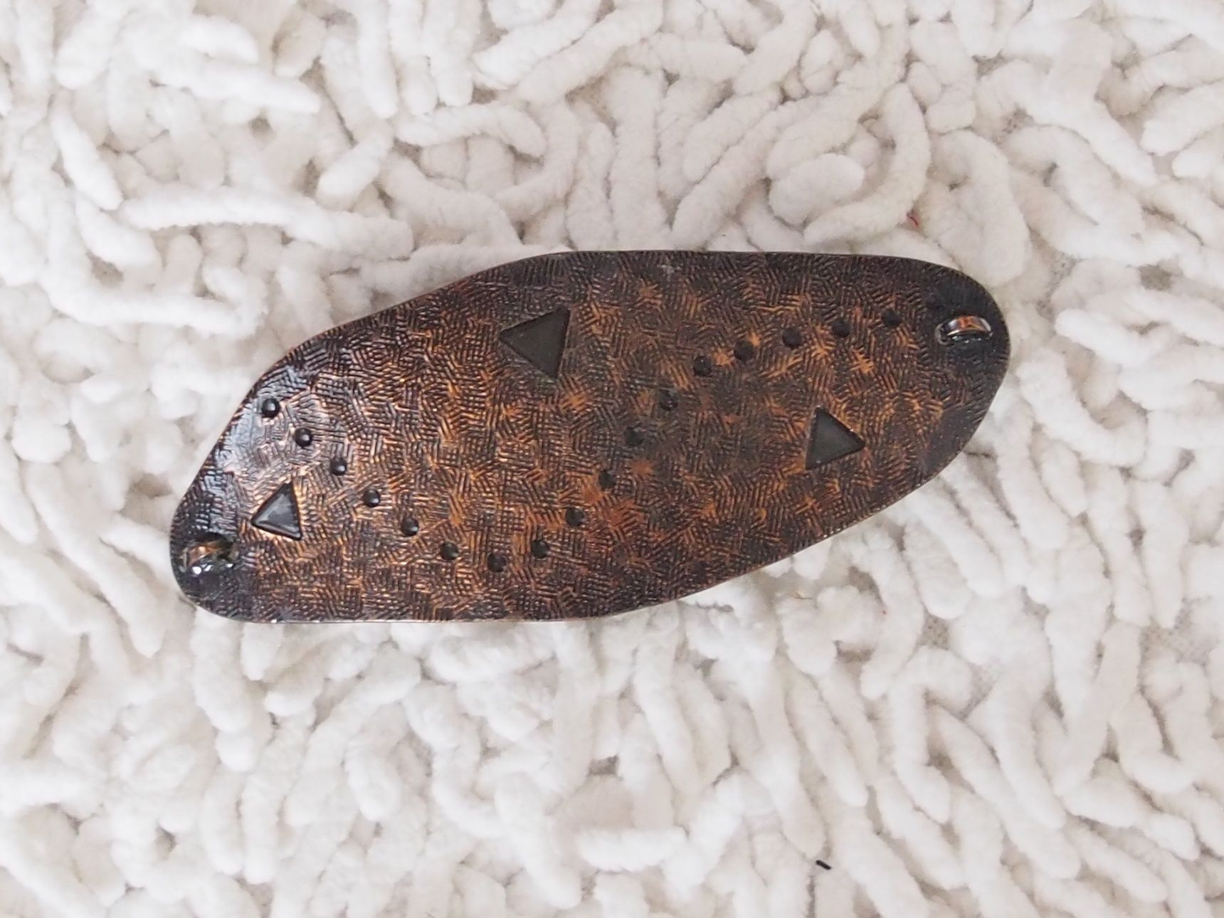 持ち合わせのバレッタです