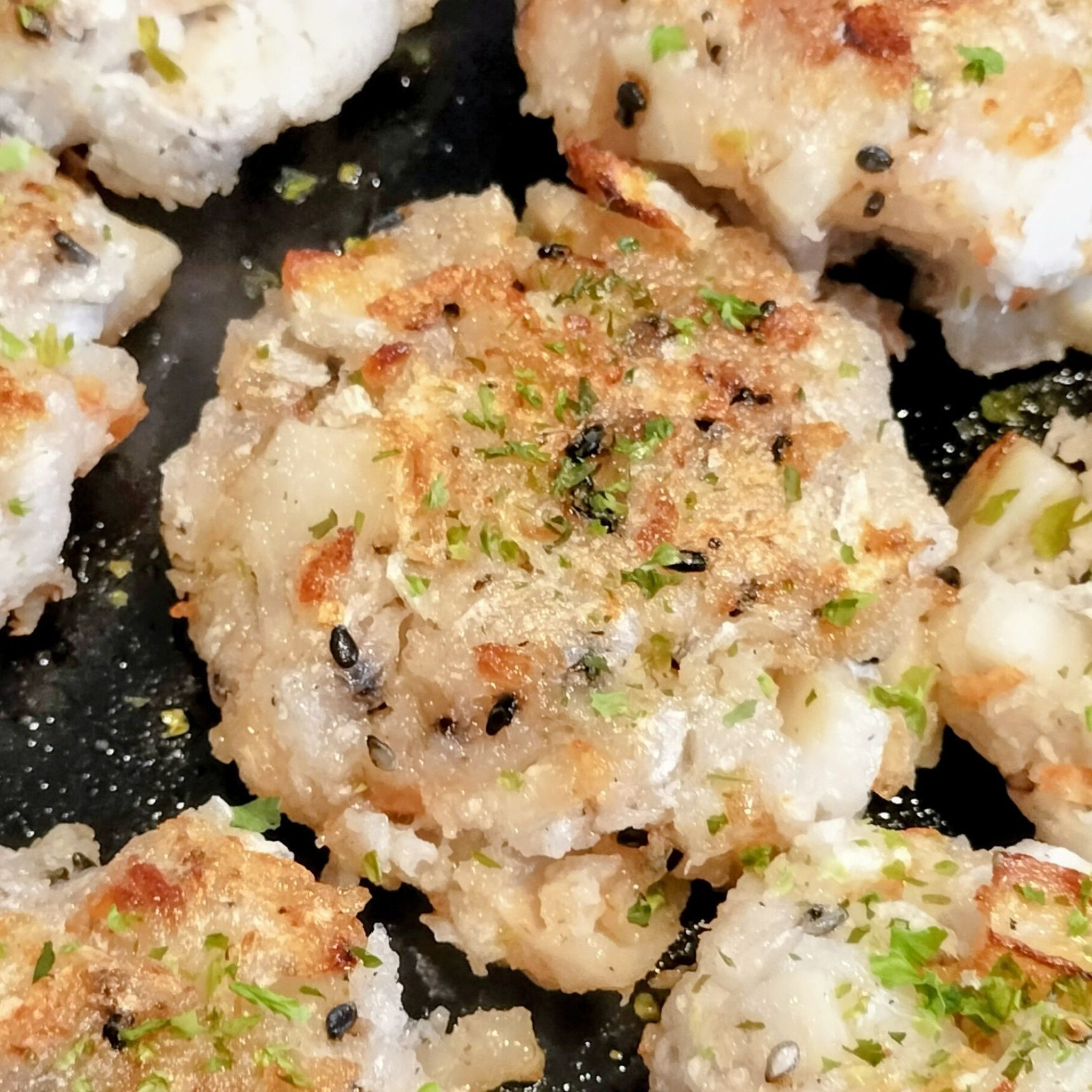 大根餅！のり塩味！海老風味！コレを加えてもちもち感と歯ごたえプラス！