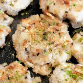 大根餅！のり塩味！コレを加えてもちもち感と歯ごたえプラス！海老風味！