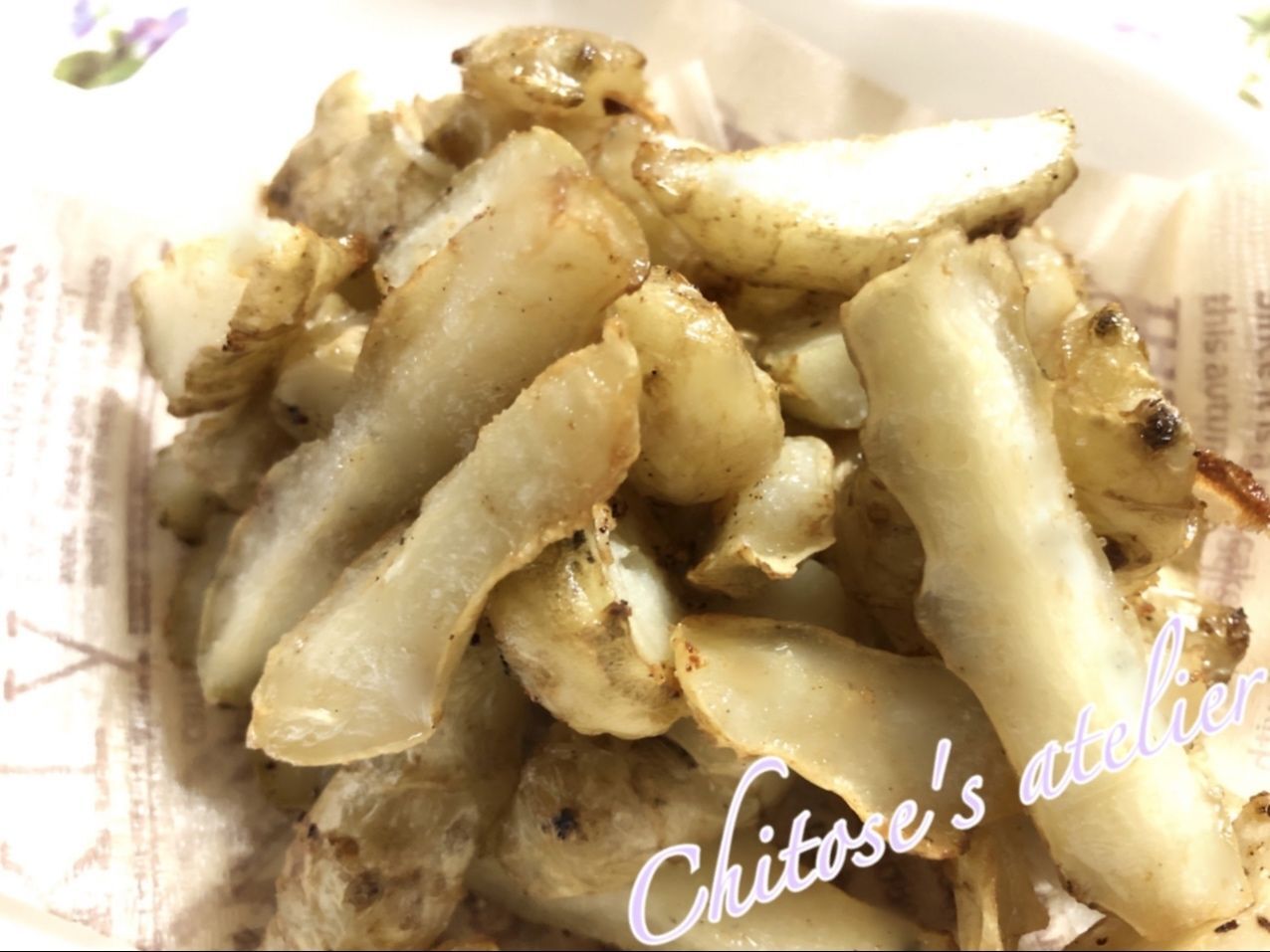 生姜みたいな見た目だけれど全く別物【キクイモのフライドポテト】