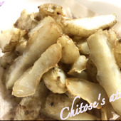 生姜みたいな見た目だけれど全く別物【キクイモのフライドポテト】