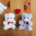 手芸動画／セリアのモール使用！ふわふわくまさんの作り方