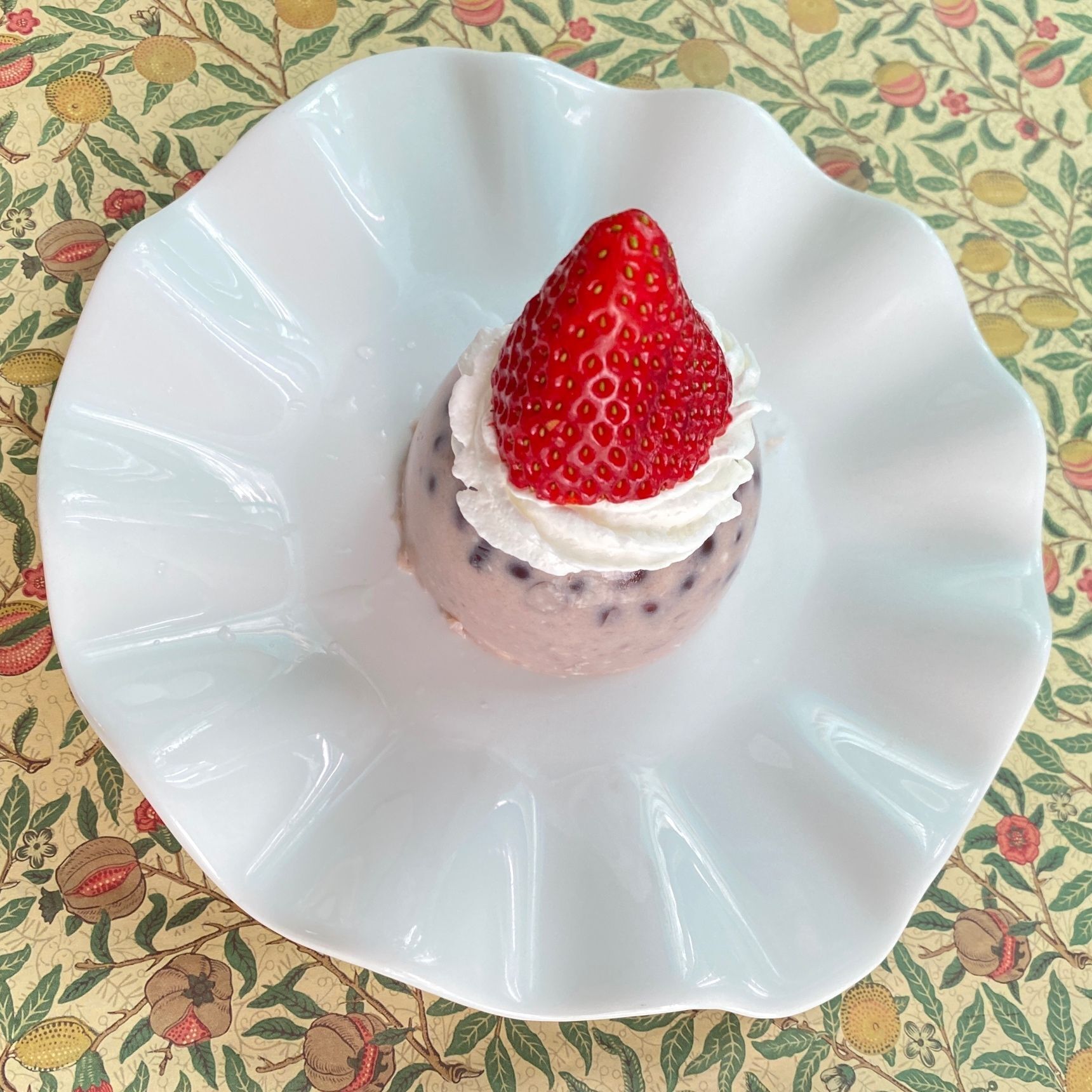 餡子レアチーズケーキ