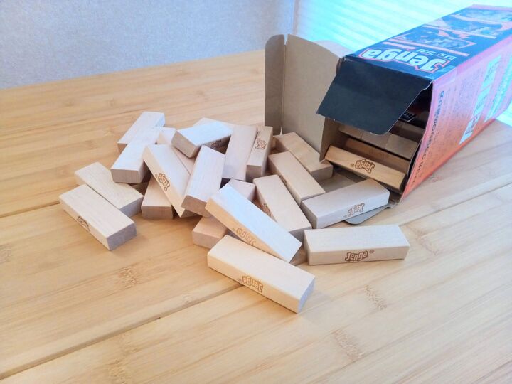 『ジェンガの大崩壊』を防ぐ方法!不器用さん必見、「ぎゃーっ!」がなくなります♪