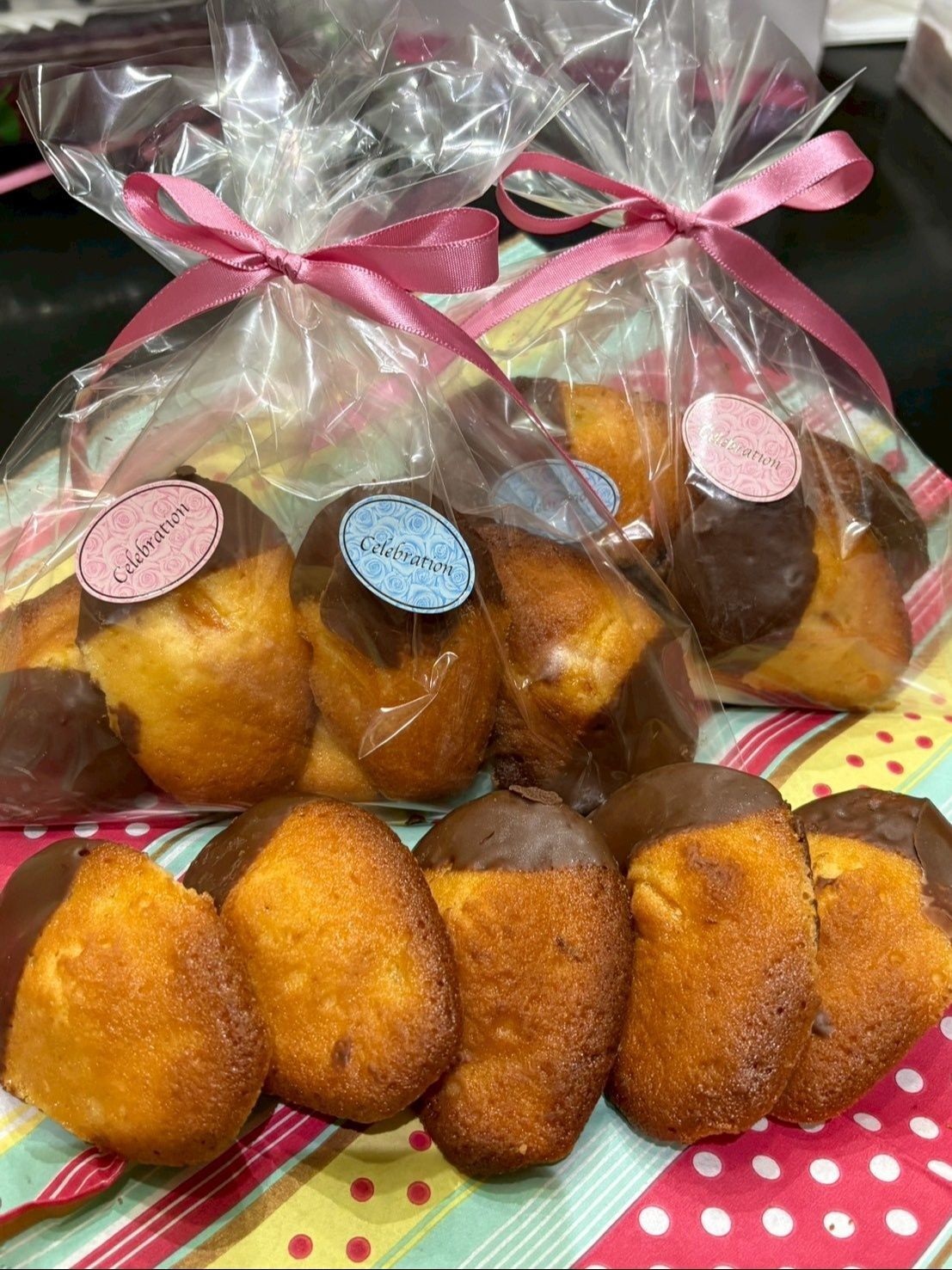 袋に詰めてリボンを結んだらちょっとお店で売っているみたい！