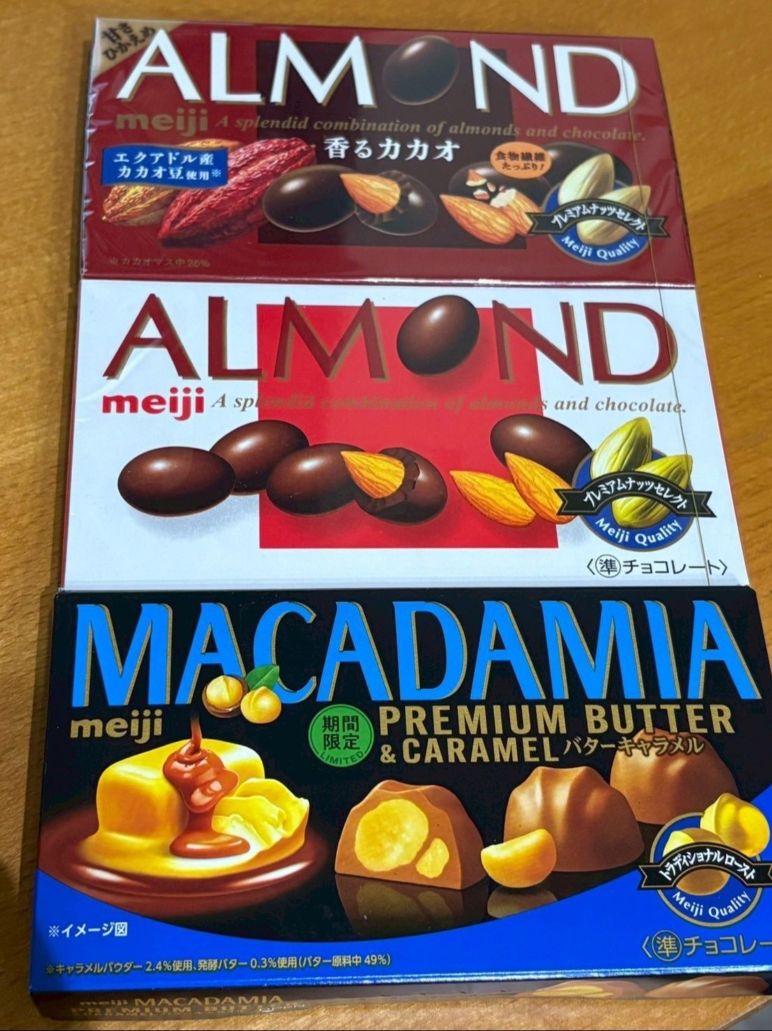 去年アーモンドチョコレートのグレードが変化したことをご存じですか？