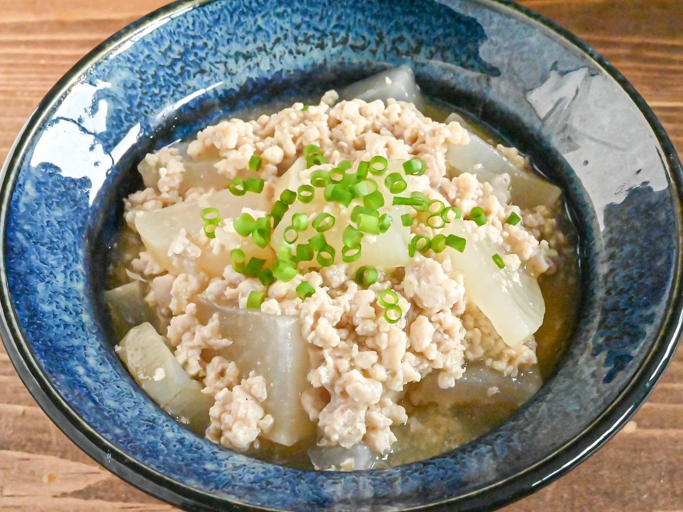 ほっこりおいしい！大根と鶏ひき肉の煮込み